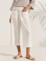 Pantalon ample 100% lin à enfiler - BAS-Lin