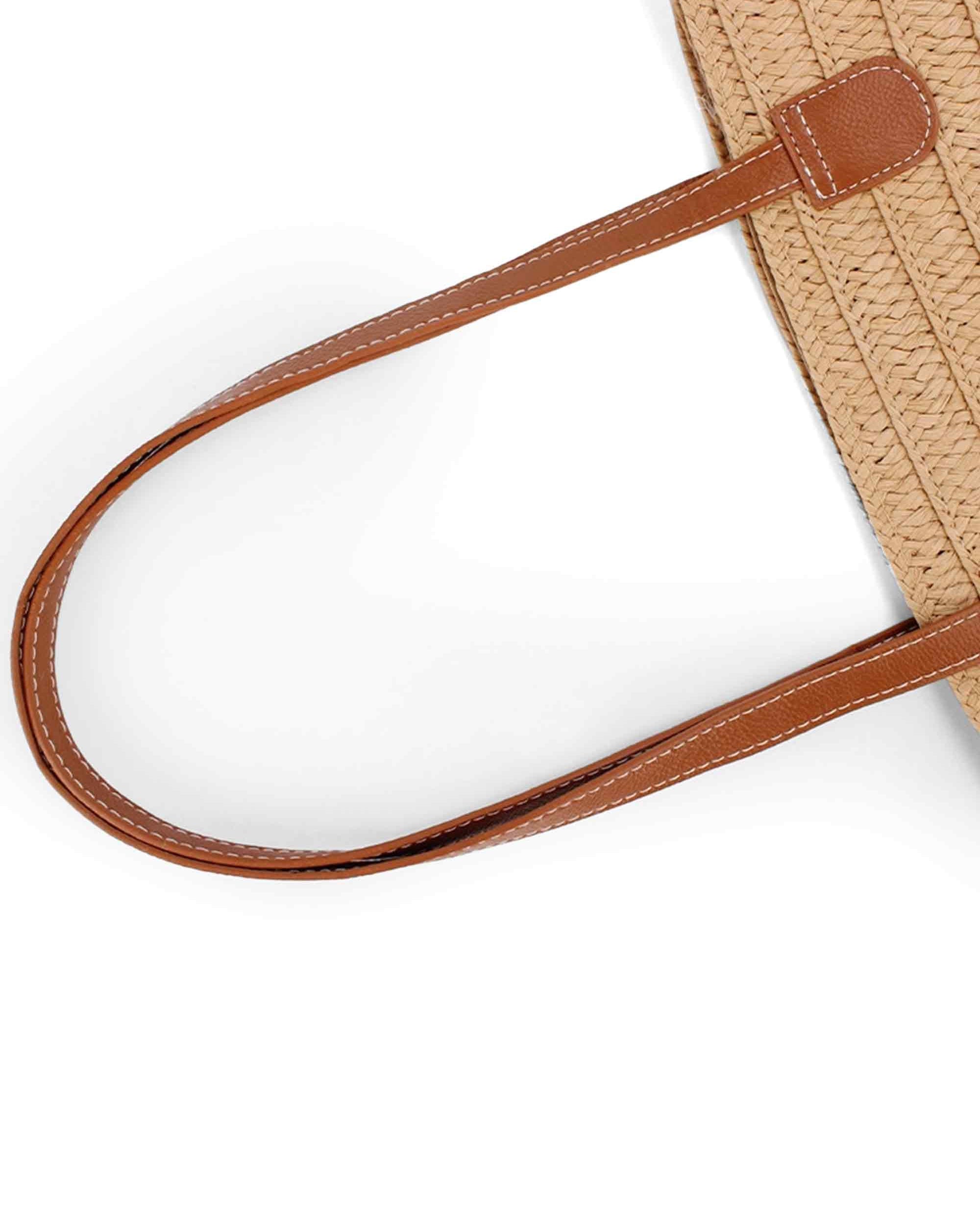 Flat Strap Trapezoid Tote - ACCESSORIES-Bag