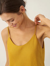 100% Linen Beaded Hem Camisole Bree by LINTICO for women