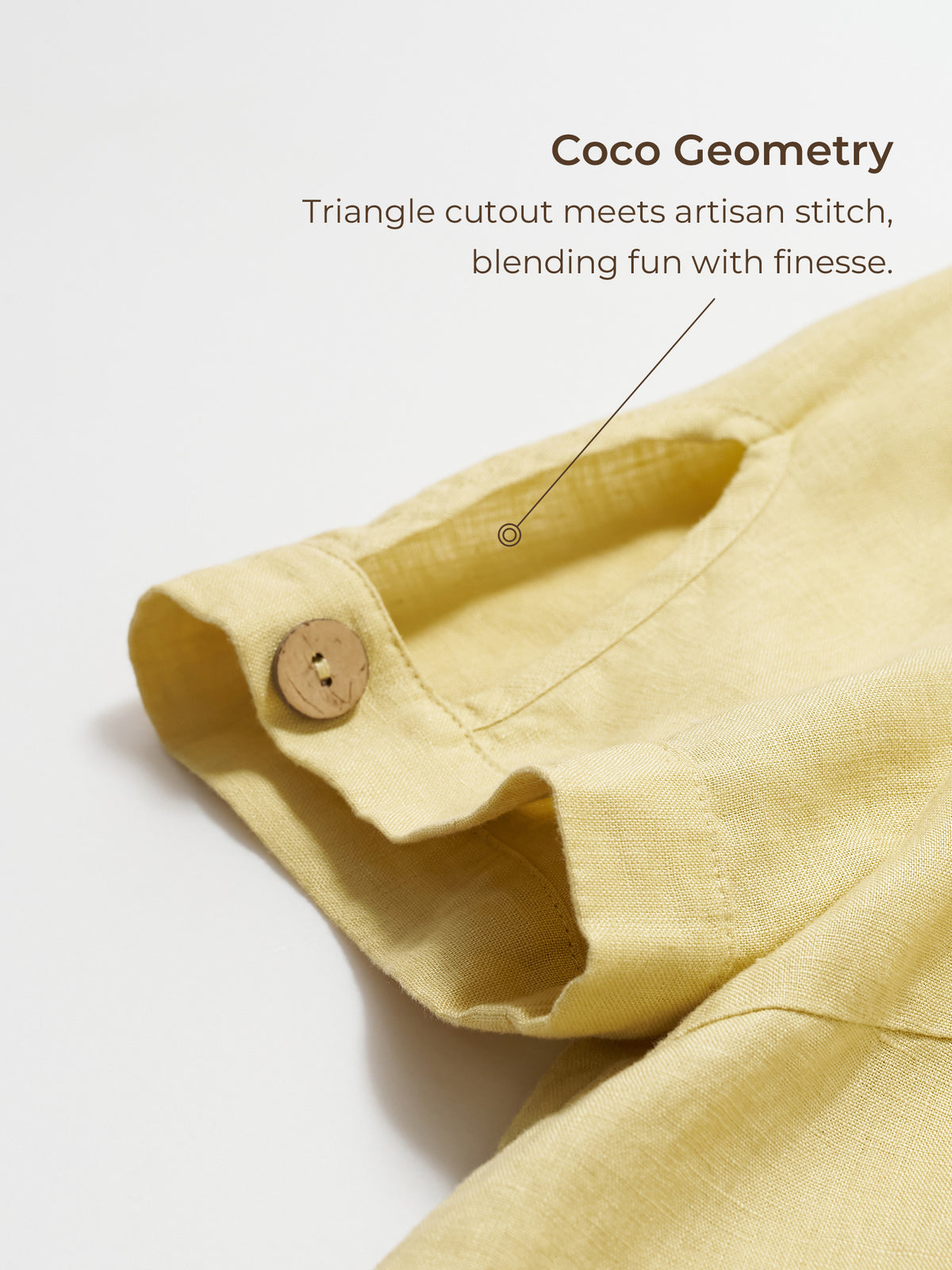 100% Linen Eyelet Short Sleeve Pullover Top ADA by LINTICO for women