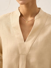 100% Linen Dress Shirt JOANNA by LINTICO for women