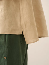 100% Linen Dress Shirt JOANNA by LINTICO for women