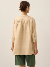 100% Linen Dress Shirt JOANNA by LINTICO for women