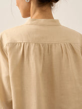 100% Linen Dress Shirt JOANNA by LINTICO for women