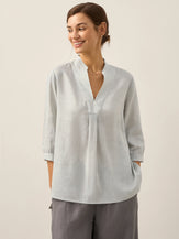 100% Linen Dress Shirt JOANNA by LINTICO for women