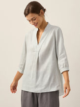 100% Linen Dress Shirt JOANNA by LINTICO for women