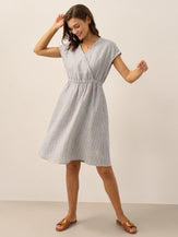 LINTICO women's linen outfit with midi dress and mini dress