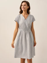 LINTICO women's linen outfit with midi dress and mini dress
