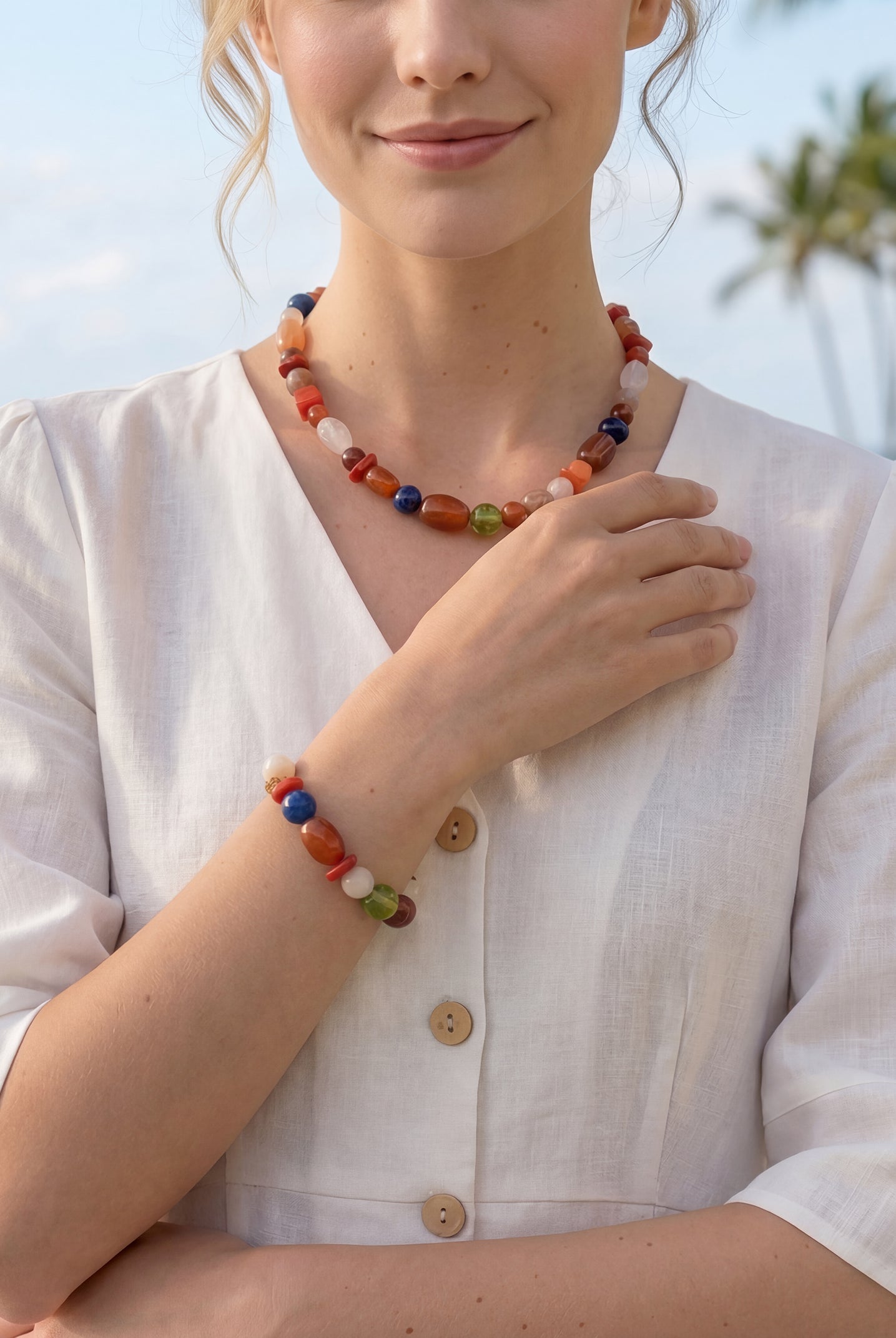 Cosmic Multicolor Beaded Jewelry by LINTICO