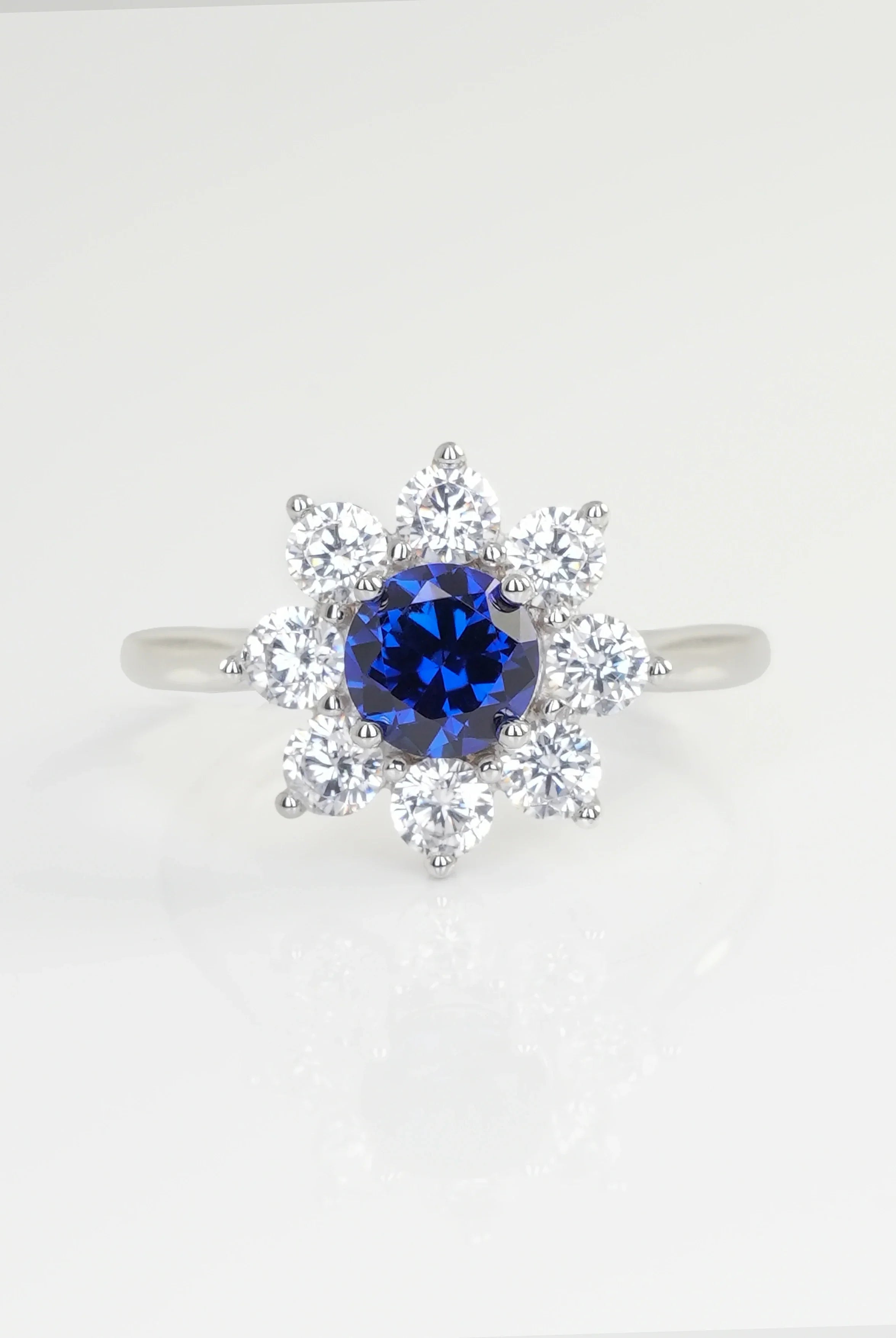 Exquisite Sapphire Ring - Blue Rhyme Starlight - One-Size - ACCESSORIES-Jewelry