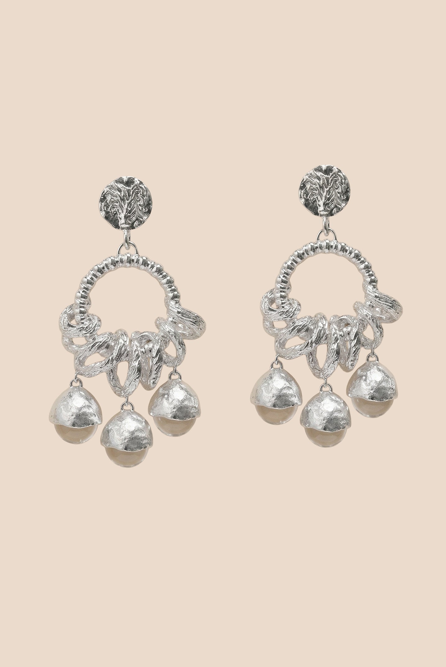 Vintage Fruit Charm Statement Earrings by LINTICO