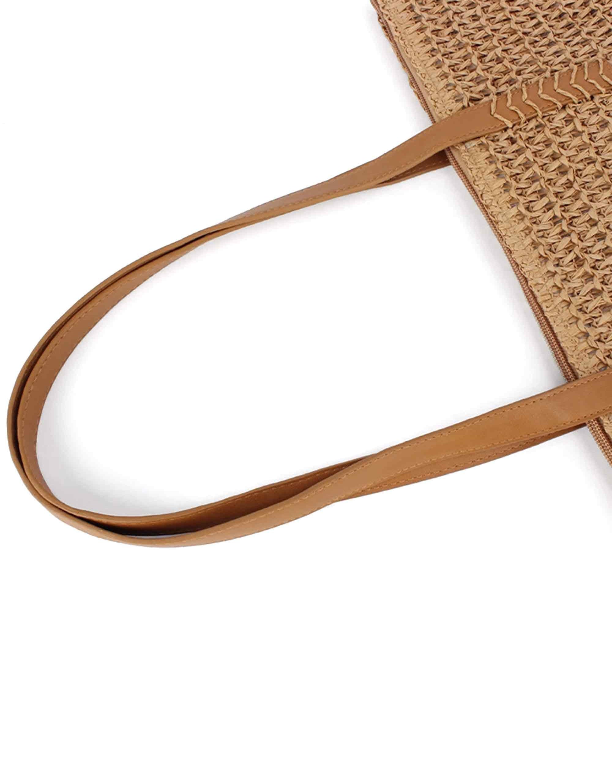 Woven Tapered Tote - ACCESSORIES-Bag