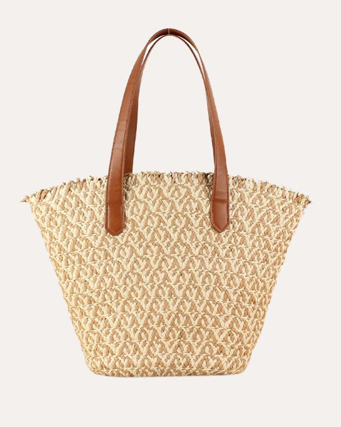 DuoWeave Chic Tote - Brown / One-Size - ACCESSORIES-Bag