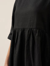 100% Linen A-Line Midi Dress VALENCIA by LINTICO for women