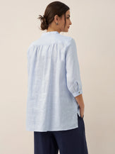 100% Linen Dress Shirt JOANNA by LINTICO for women