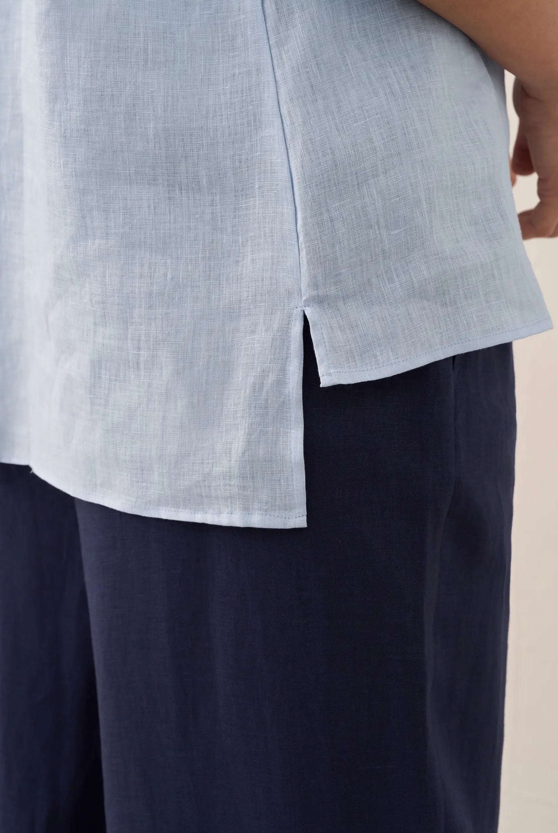 100% Linen Dress Shirt JOANNA by LINTICO for women