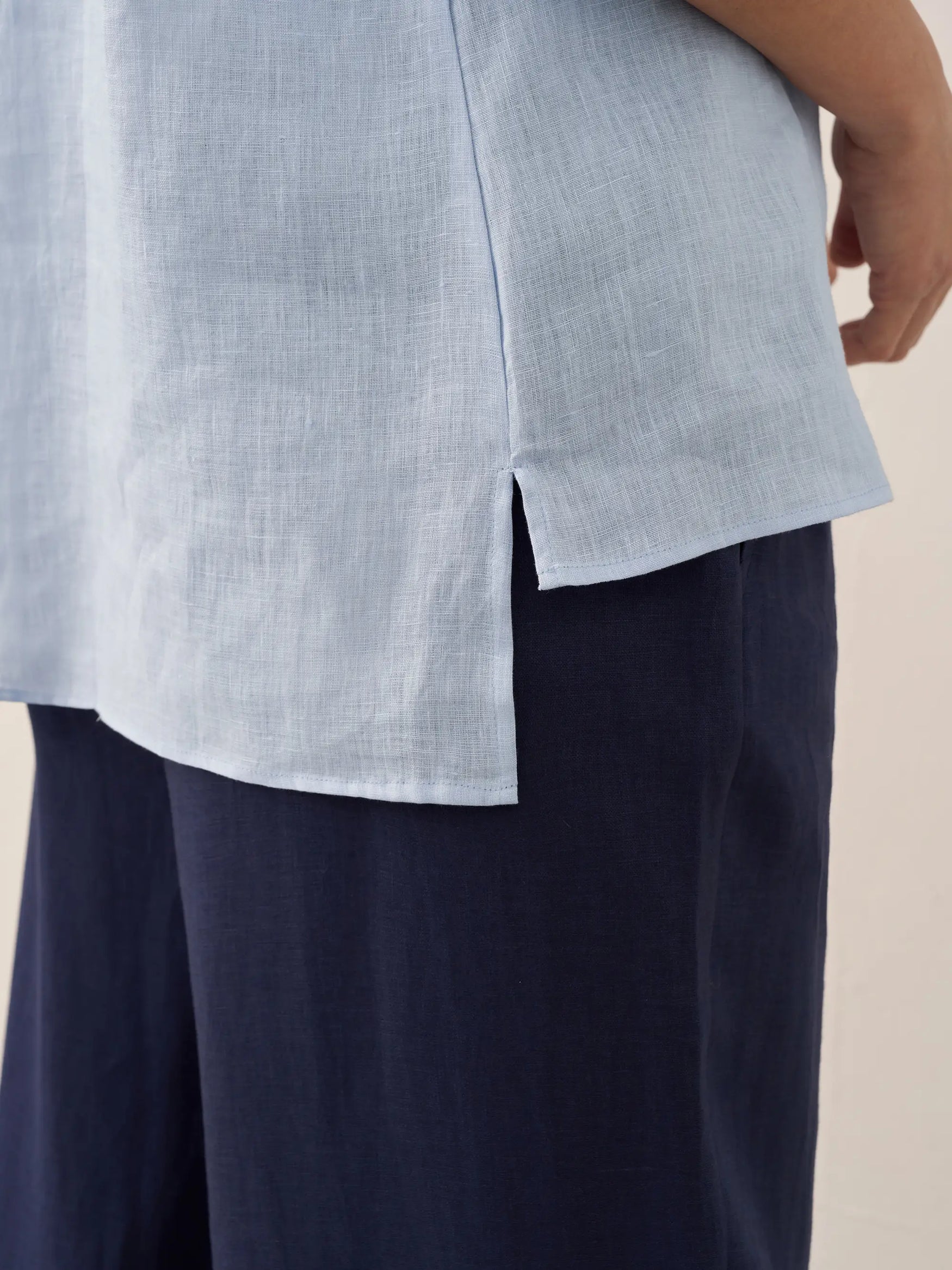 100% Linen Dress Shirt JOANNA by LINTICO for women