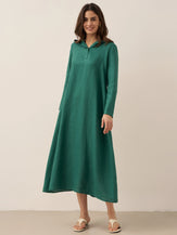 LINTICO women's linen outfit with maxi dress and midi dress