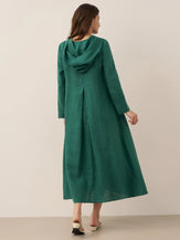 LINTICO women's linen outfit with maxi dress and midi dress