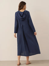 LINTICO women's linen outfit with maxi dress and midi dress