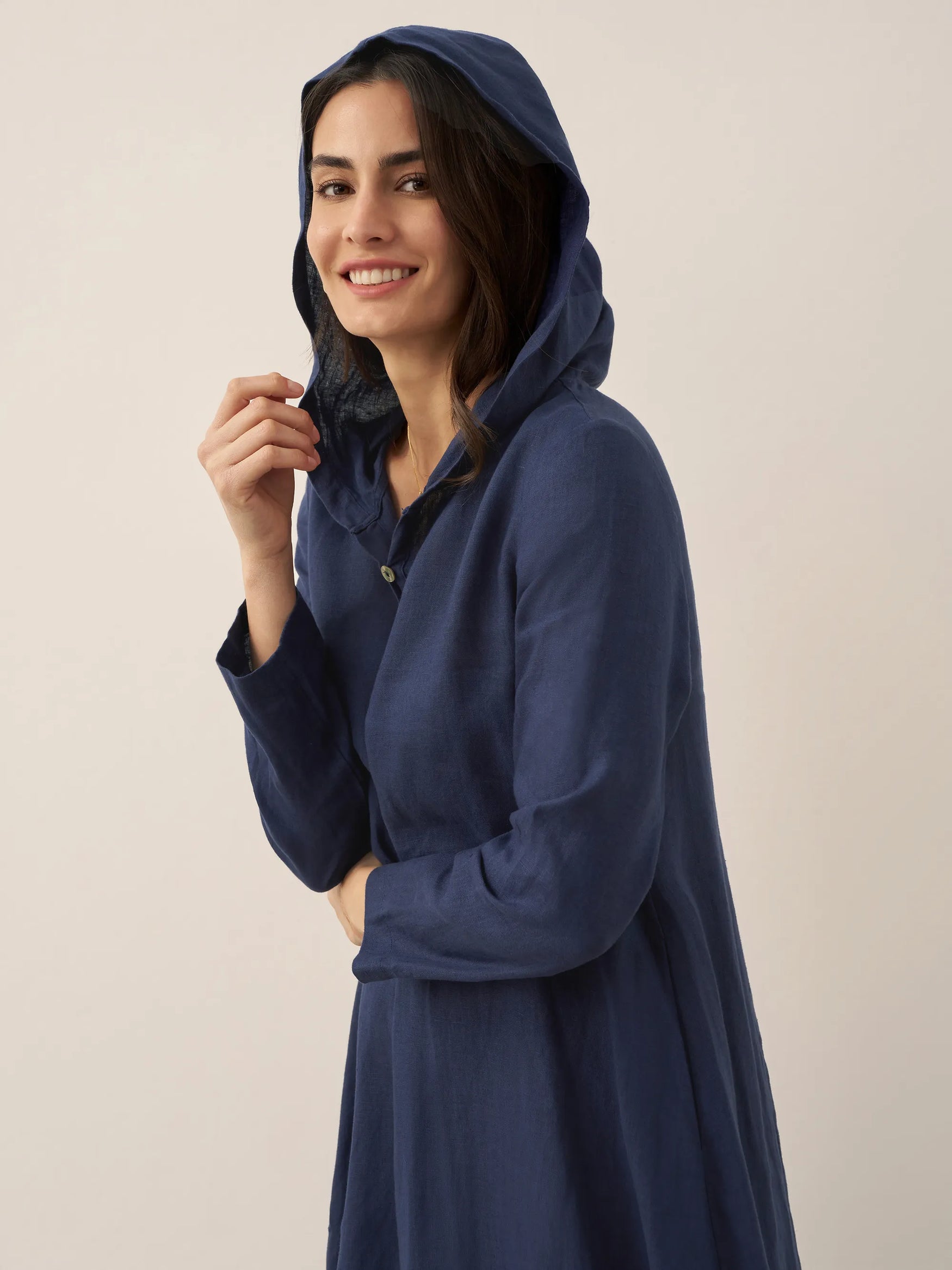 LINTICO women's linen outfit with maxi dress and midi dress