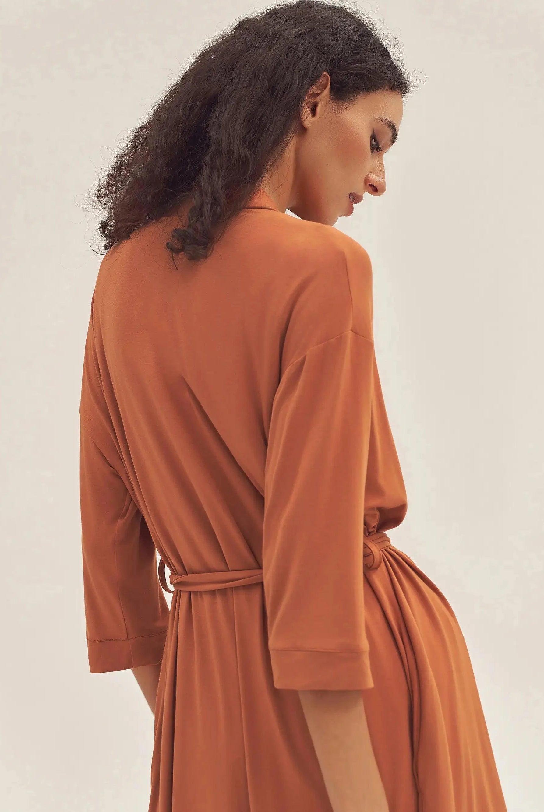 Bamboo Kimono Robe EVE - LOUNGEWEAR-Bamboo PJS