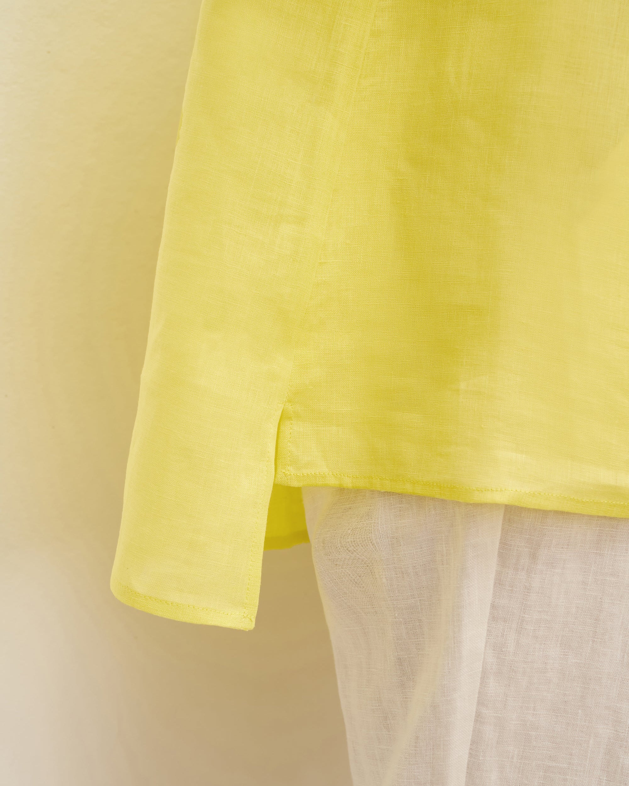 100% Linen Dress Shirt JOANNA - TOPS-Linen Blouses