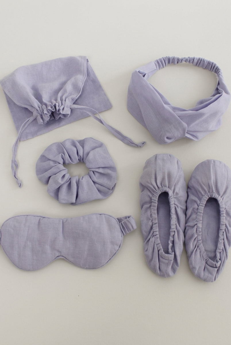 Linen Sleep and Travel Comfort Set by LINTICO for women