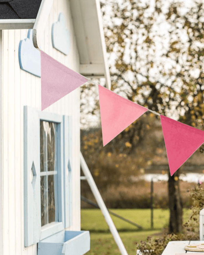 Sustainable Linen-Look Bunting Flags - One-Size - ACCESSORIES-Others