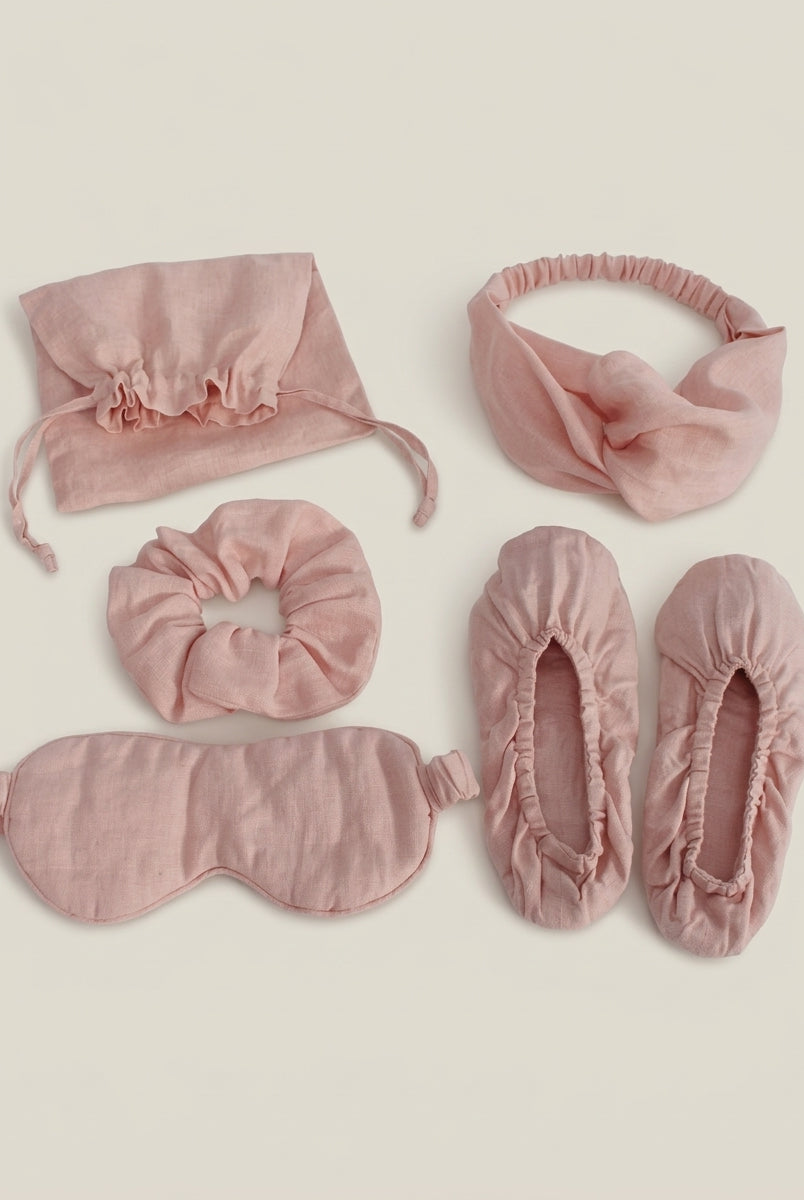 Linen Sleep and Travel Comfort Set by LINTICO for women