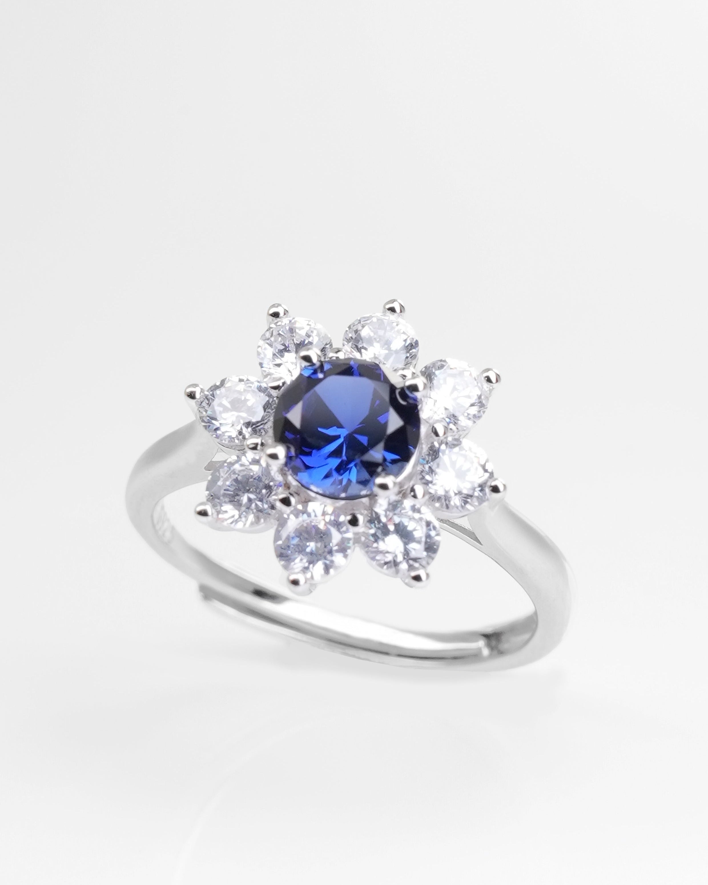 Exquisite Sapphire Ring - Blue Rhyme Starlight - One-Size - ACCESSORIES-Jewelry