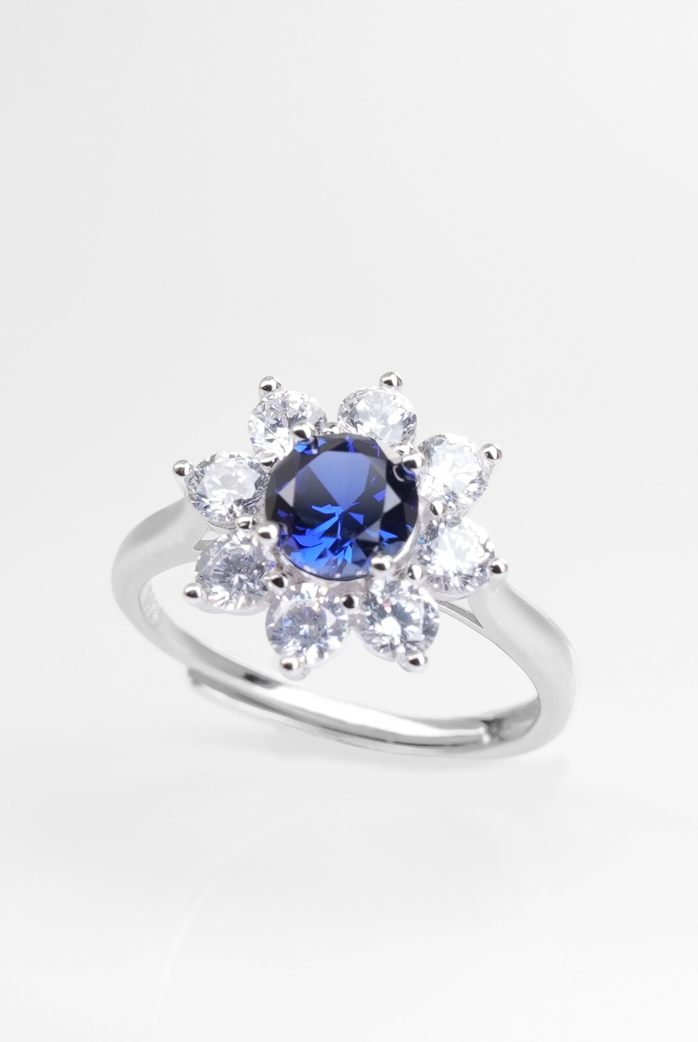 Exquisite Sapphire Ring - Blue Rhyme Starlight - One-Size - ACCESSORIES-Jewelry