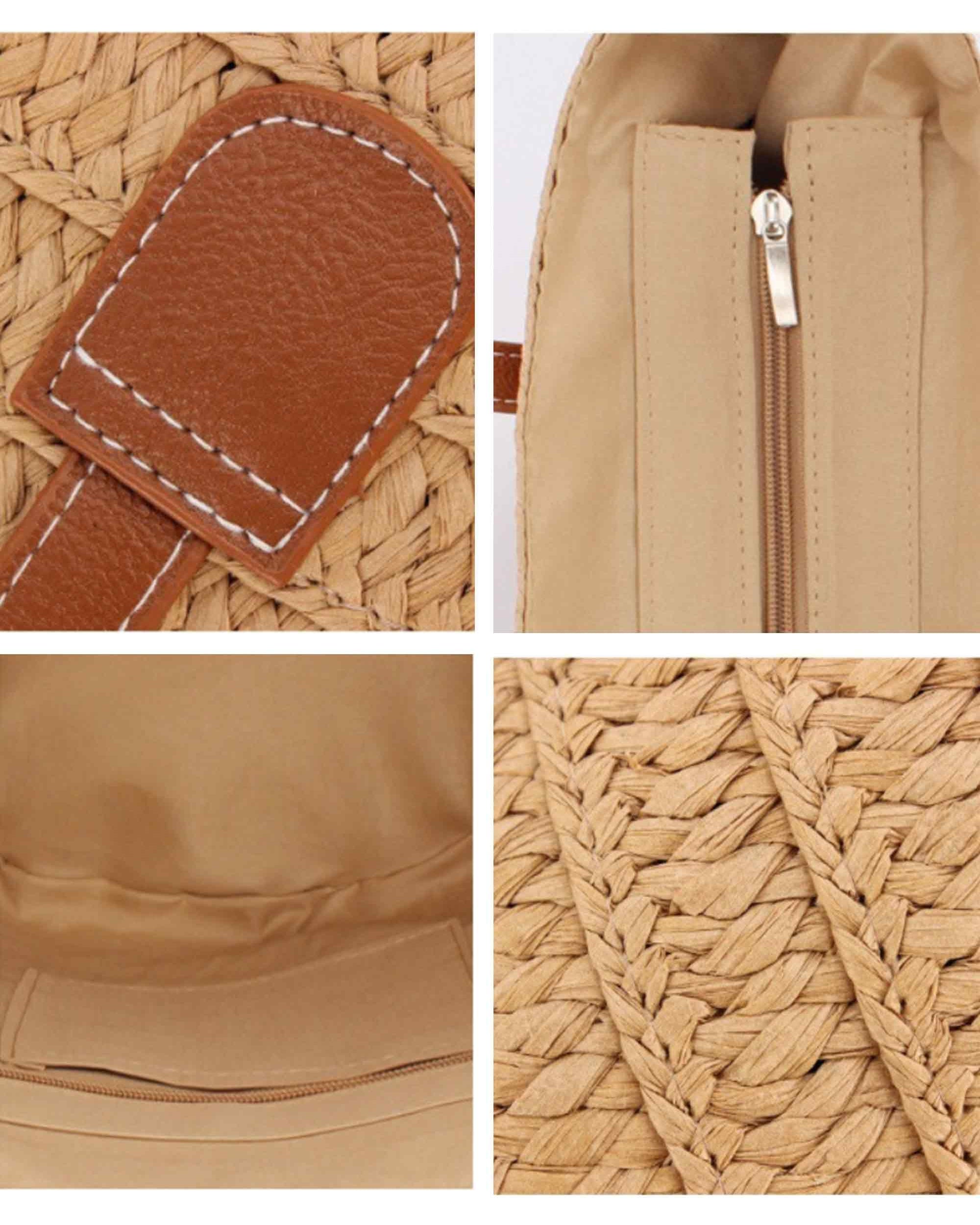 Flat Strap Trapezoid Tote - ACCESSORIES-Bag