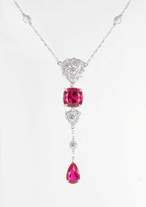 Exquisite Ruby Necklace - Veil - One-Size - ACCESSORIES-Jewelry