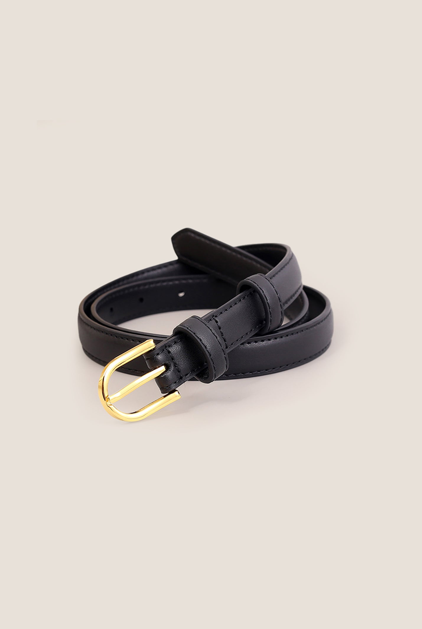 Premium Cowhide Belt With Retro Electroplated Alloy Buckle by LINTICO
