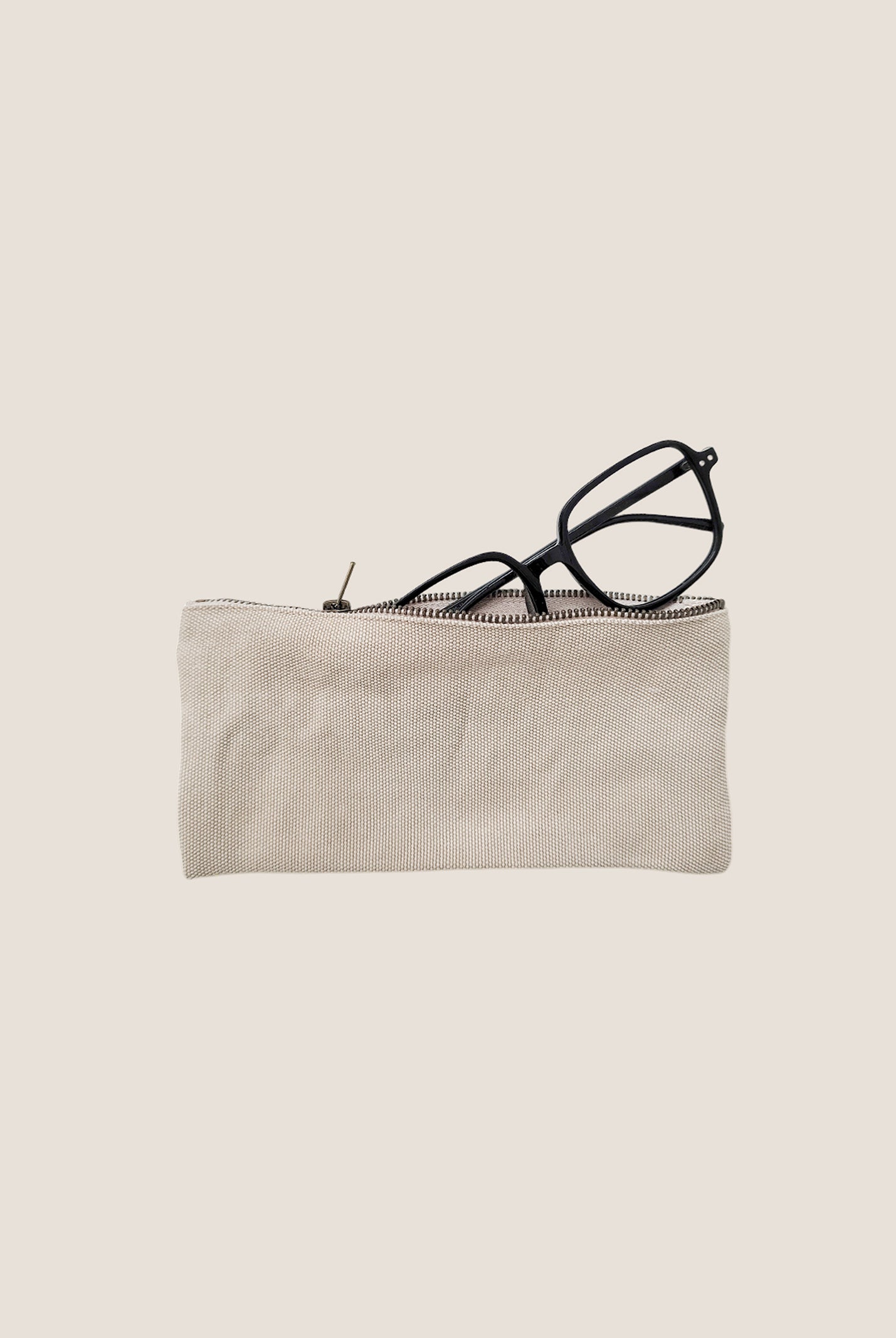 100% Linen Eyeglass Storage Bag by LINTICO for women