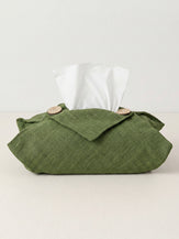 Linen Tissue Box Storage Cover by LINTICO