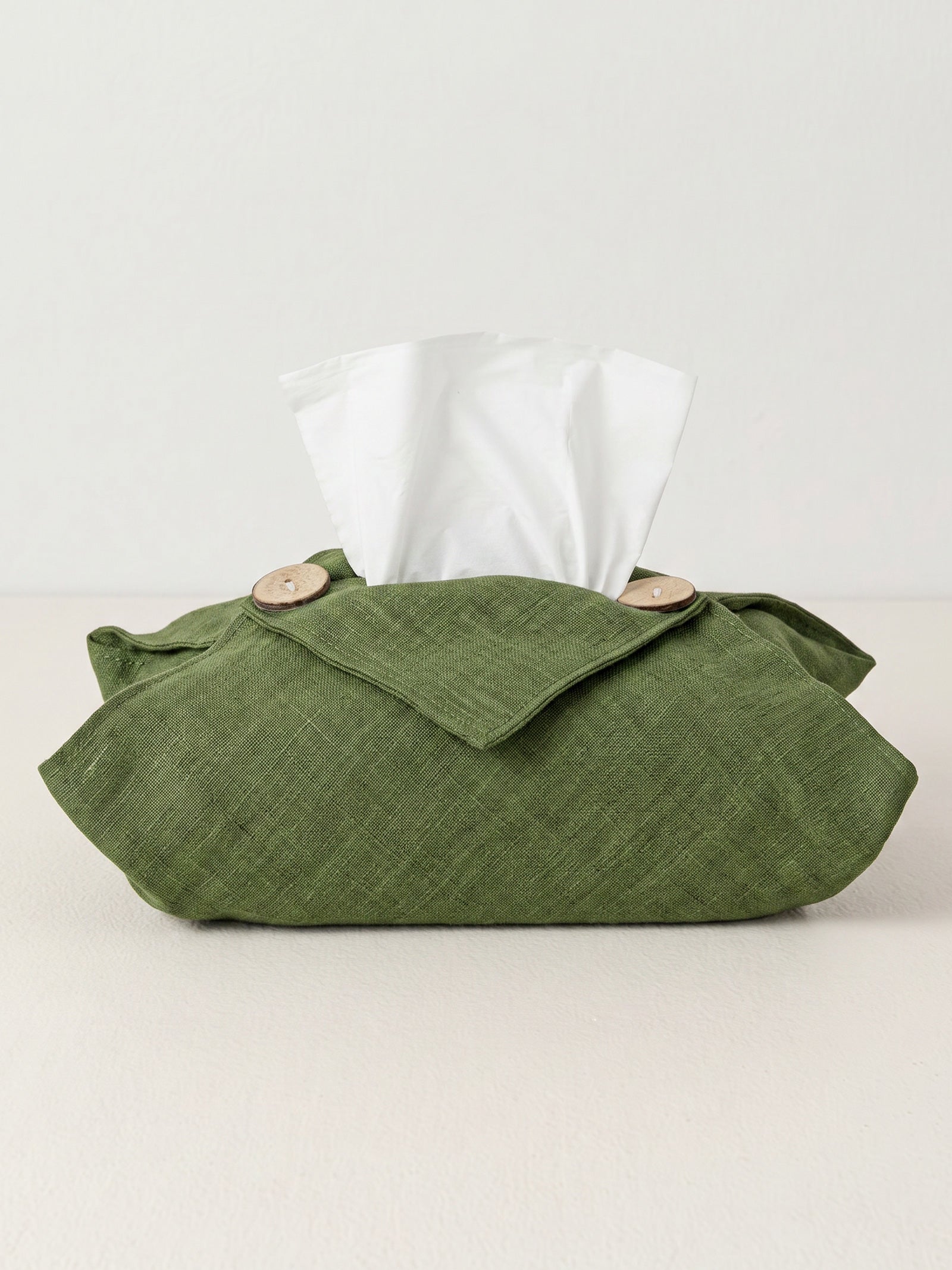 Linen Tissue Box Storage Cover by LINTICO