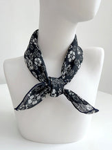 Ramie Vintage Print Handkerchief by LINTICO