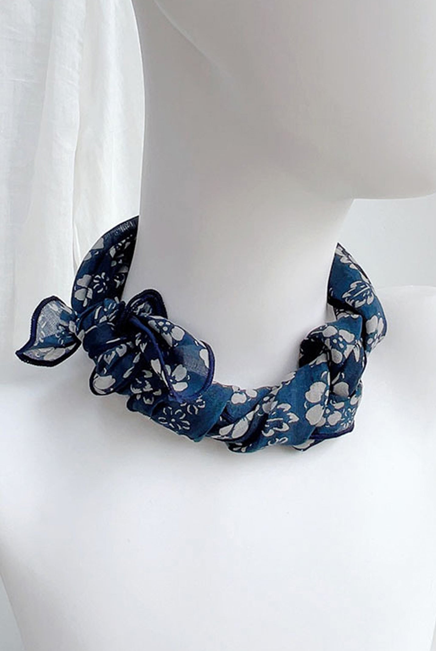 Ramie Vintage Print Handkerchief by LINTICO