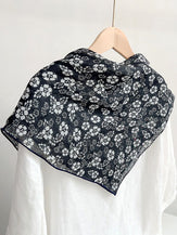 Ramie Vintage Print Handkerchief by LINTICO