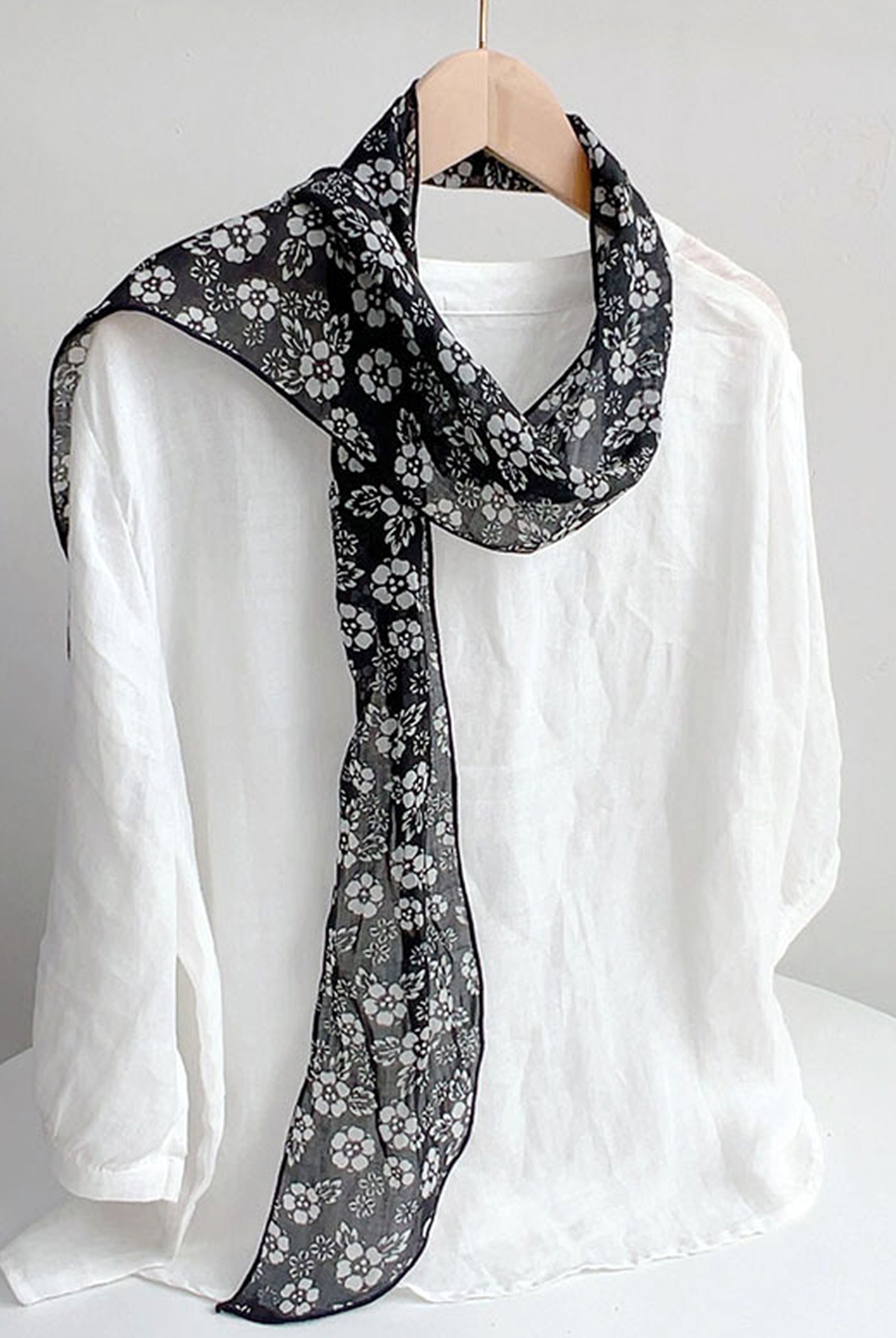 Ramie Vintage Print Handkerchief by LINTICO