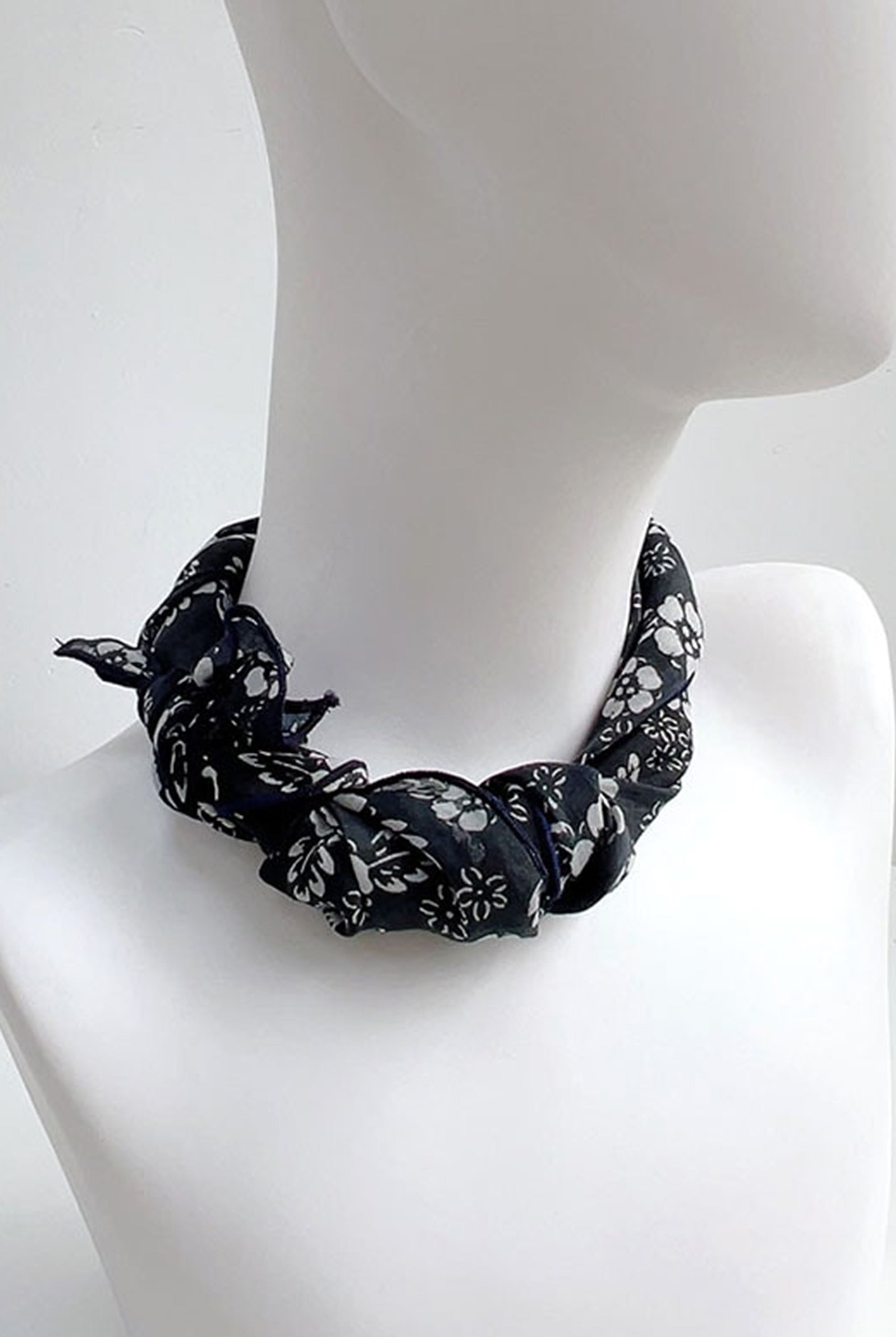 Ramie Vintage Print Handkerchief by LINTICO