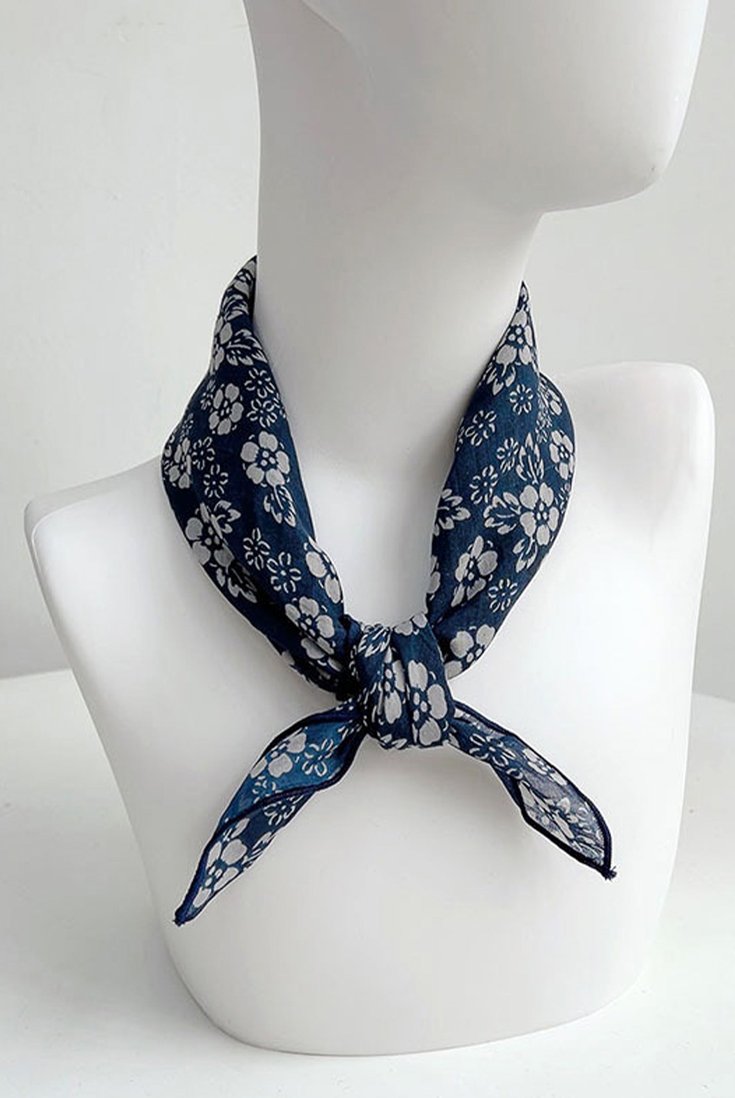 Ramie Vintage Print Handkerchief by LINTICO