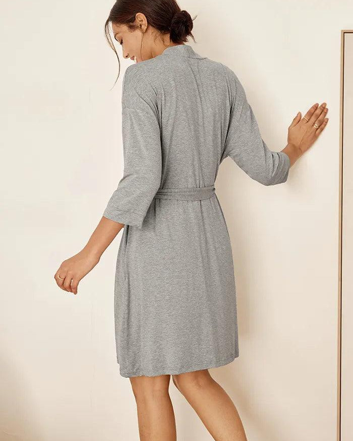 Bamboo Kimono Robe EVE - LOUNGEWEAR-Bamboo PJS
