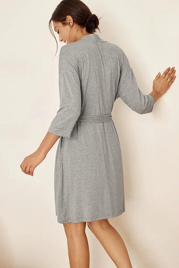 Bamboo Kimono Robe EVE - LOUNGEWEAR-Bamboo PJS