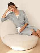 Bamboo Kimono Robe EVE - LOUNGEWEAR-Bamboo PJS