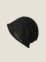 Cotton Linen Slouchy Beanie Lightweight Breathable Casual Hat by LINTICO for women