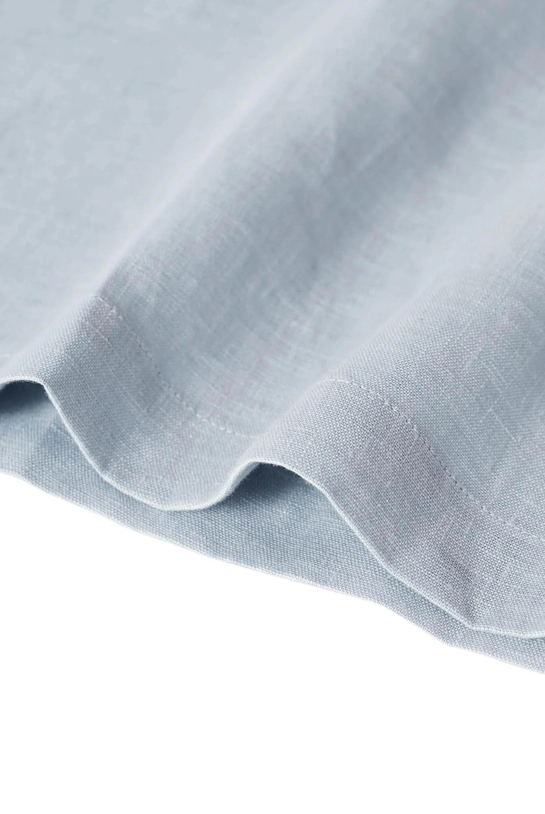 100% Linen Gingham Checked Boatneck 3/4 Length Sleeve Top - TOPS-Linen Blouses