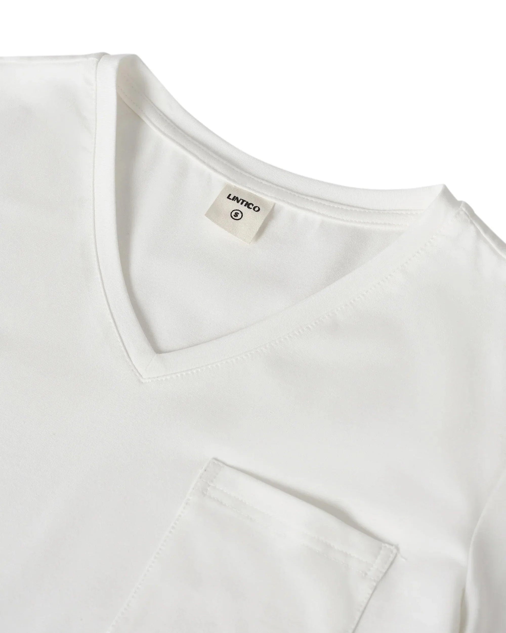 Stretch-Knit Bamboo Classic Basic Tee BELLE - TOPS-Bamboo Tees